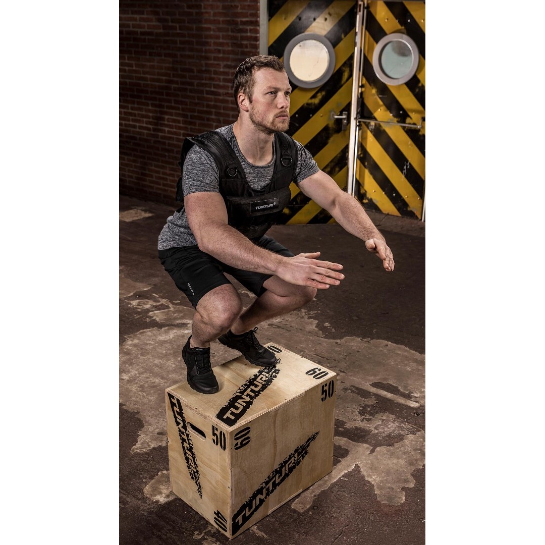 TUNTURI PLYO BOX WOOD 40/50/60CM 14TUSCF077 One Color