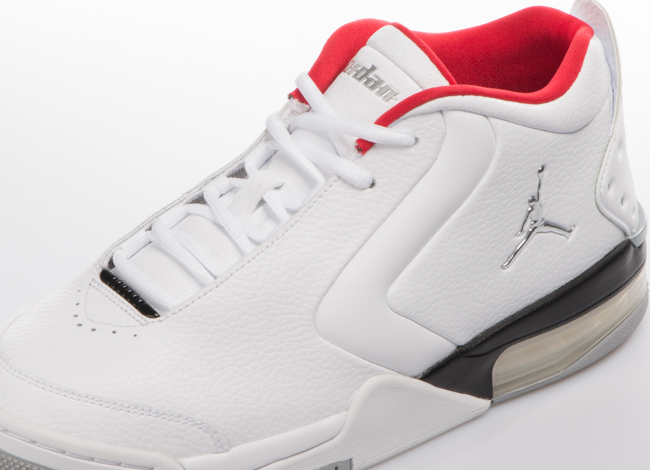 Nike Air Jordan Big Fund White Men\'s Leather Shoes BV6273-100 Size 10.5 Sneakers Nike Jordan Big Fund Jordan Big Fund White Silver Men main image 3