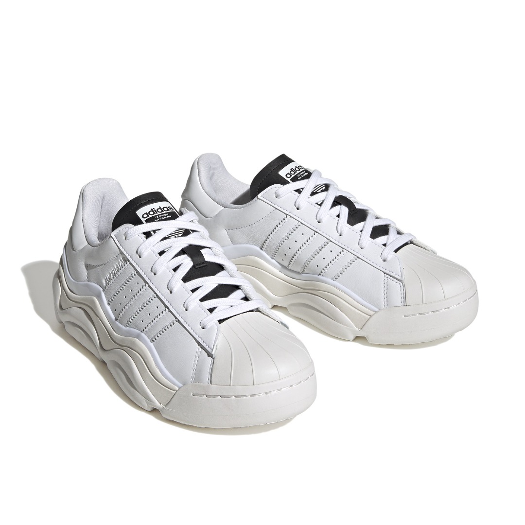 adidas gazelle silver green womens Superstar Millennium - Footwear White/Core Black-Gum main image 0