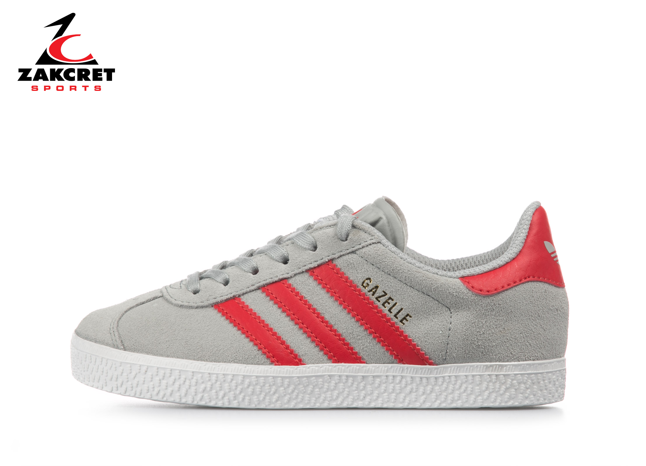 adidas gazelle silver green womens GAZELLE – Lacet Rouge main image 1