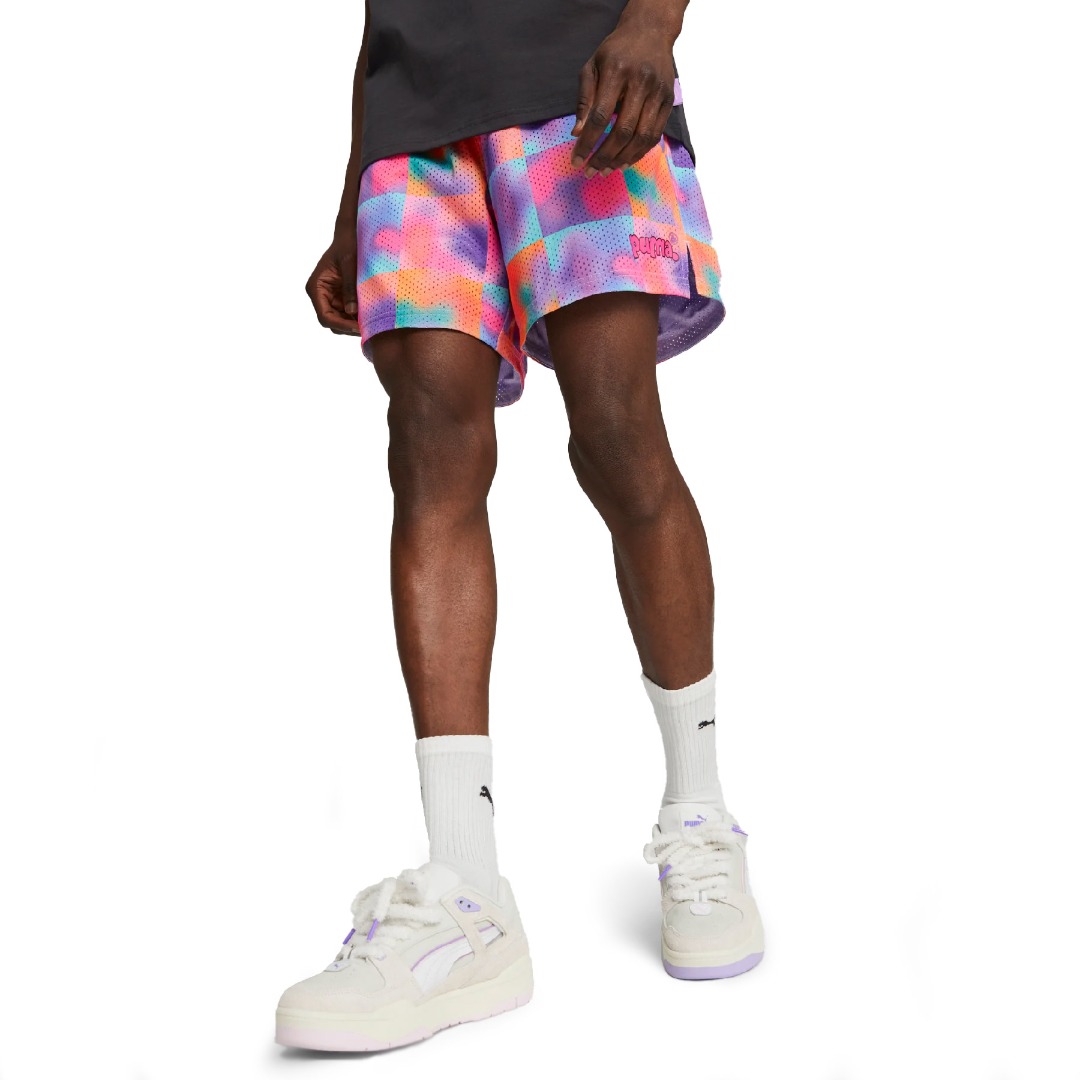 PUMA X 8ENJAMIN AOP MESH SHORTS 6 539823-76 Colorful