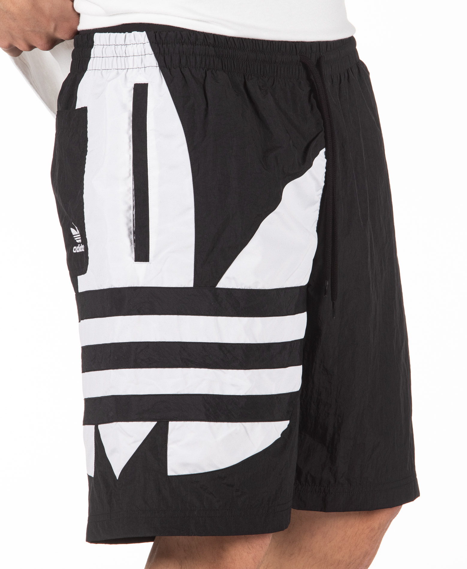 adidas Originals BIG TREFOIL TRACK SHORTS FM9900 Black