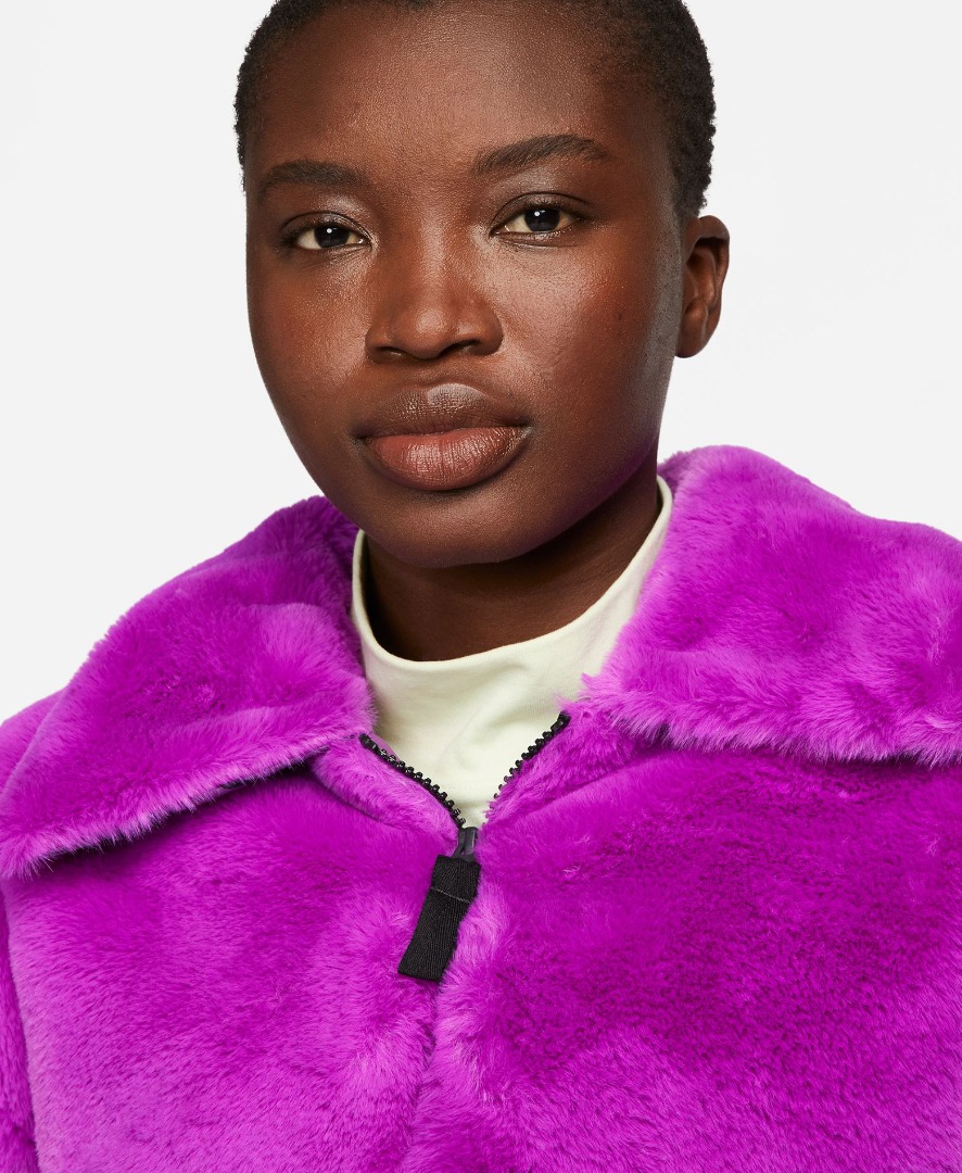 NIKE W NSW FX FUR GFX AOP LNG JKT DQ6838-551 Purple