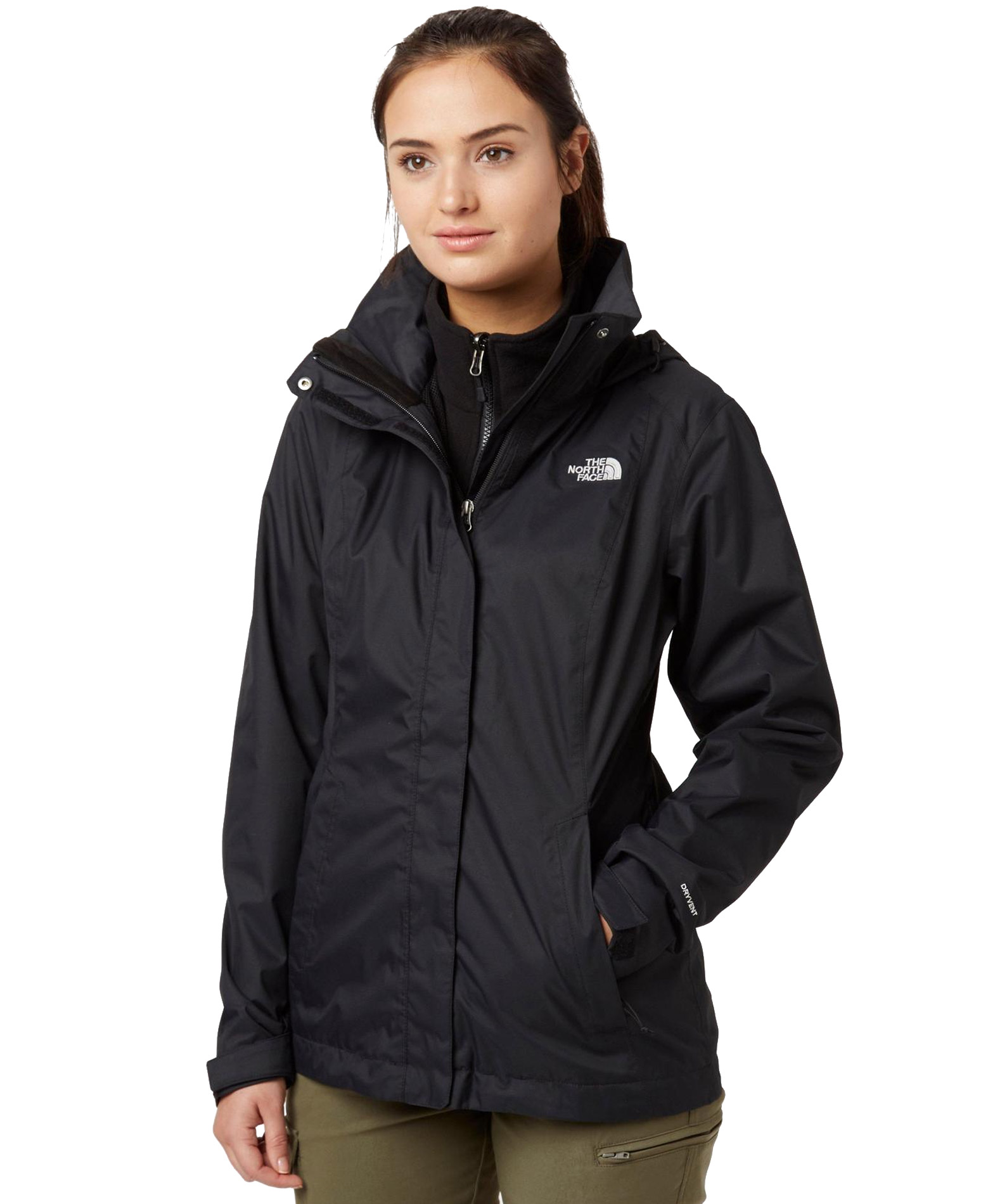 THE NORTH FACE W EVOLVE II TRICLIMATE JACKET NF00CG56KX7KX7 Μαύρο